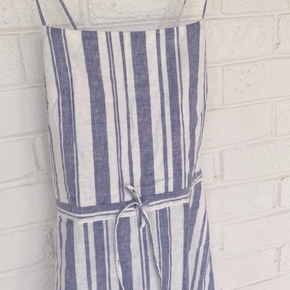 Marine Layer Lily Dress in Blue/White Stripe L - Picture 3 of 9